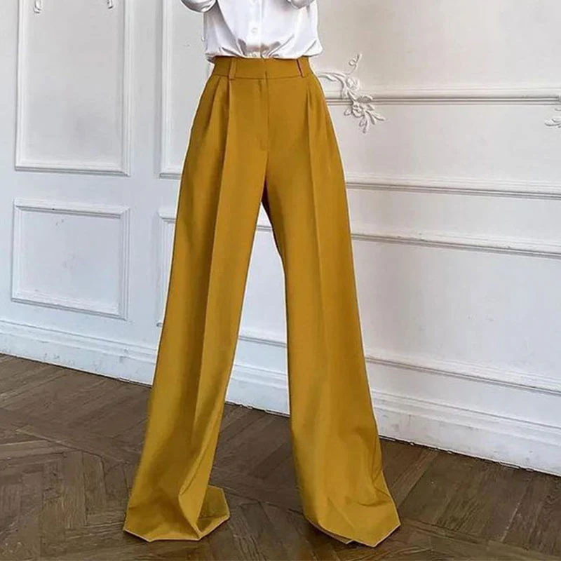 Multicolored Wide Leg Pants for Women 'Funabashi' - Image 8
