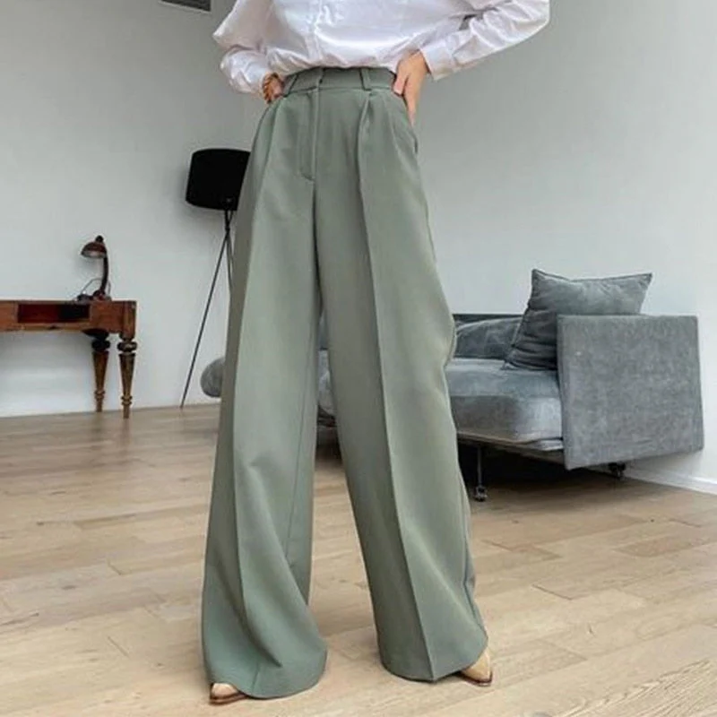 Multicolored Wide Leg Pants for Women 'Funabashi' - Image 9