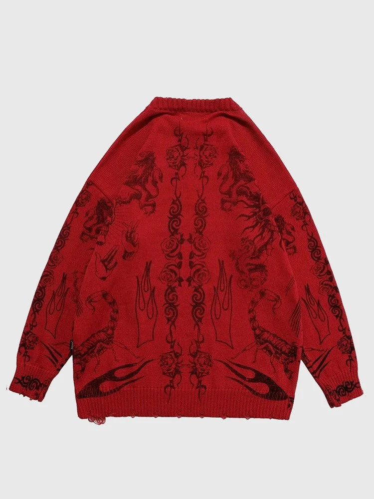 Oversized Japanese Sweater - Image 3