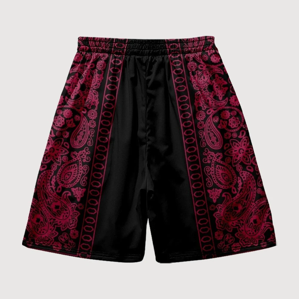 Paisley Pattern Shorts 'Bandana' - Image 2