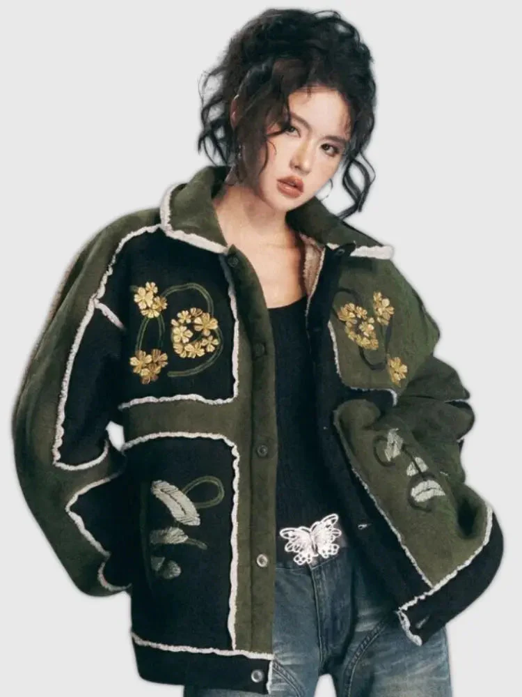 Patchwork Vintage Jacket - Image 3