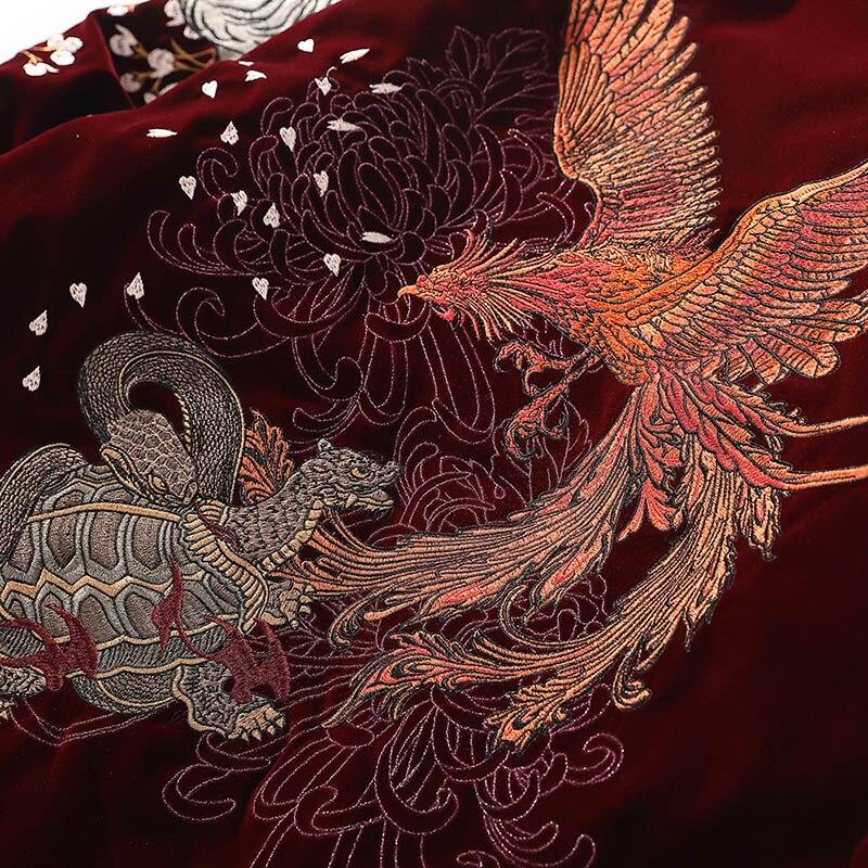 Phoenix Red Sukajan Jacket 'Yamaguchi' - Image 4