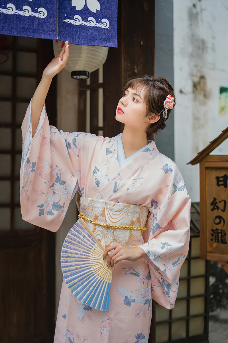 Pink Women Kimono - Image 2