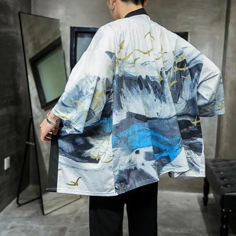 Printed Kimono Jacket 'Bangtan Boys' - Image 2