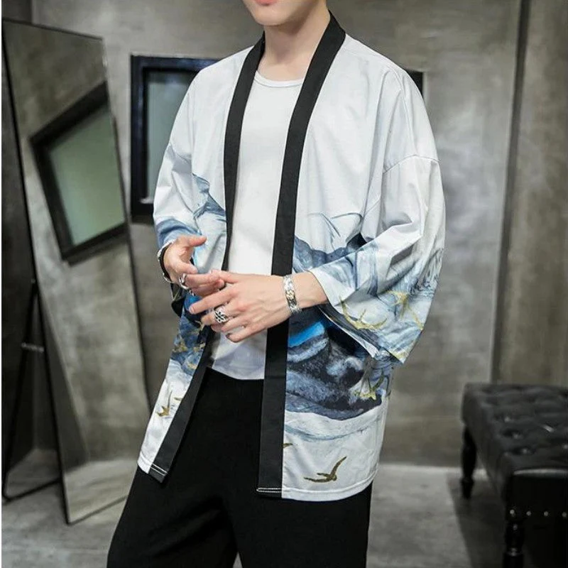 Printed Kimono Jacket 'Bangtan Boys' - Image 3