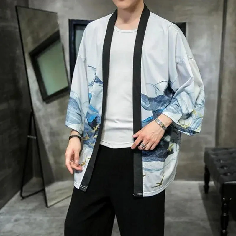 Printed Kimono Jacket 'Bangtan Boys' - Image 4
