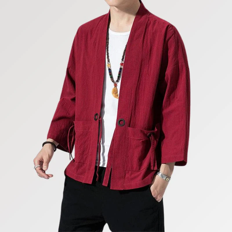 Red Men Kimono - Image 3
