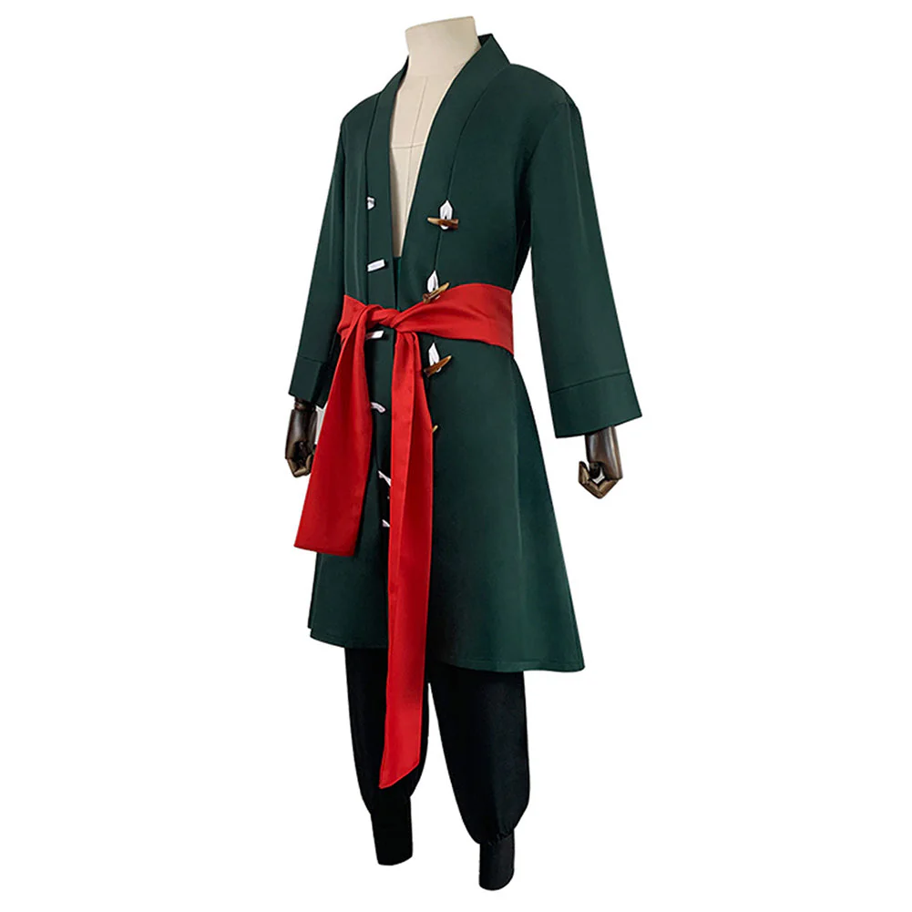 Roronoa Zoro Green Cosplay One Piece - Image 3
