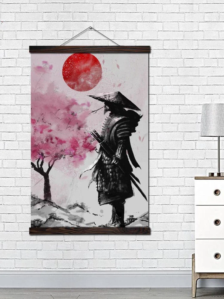 Samurai Painting 'Cherry Blossom' - Image 3
