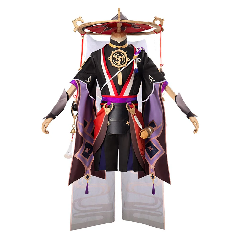 Scaramouche Black Cosplay Genshin Impact - Image 2
