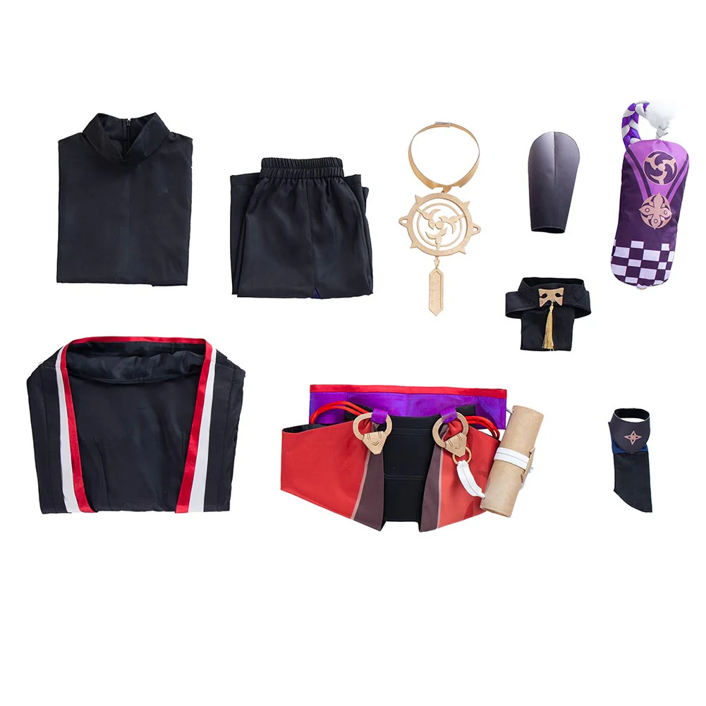 Scaramouche Black Cosplay Genshin Impact - Image 8