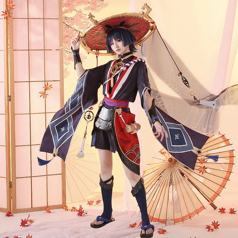 Scaramouche Black Cosplay Genshin Impact - Image 9
