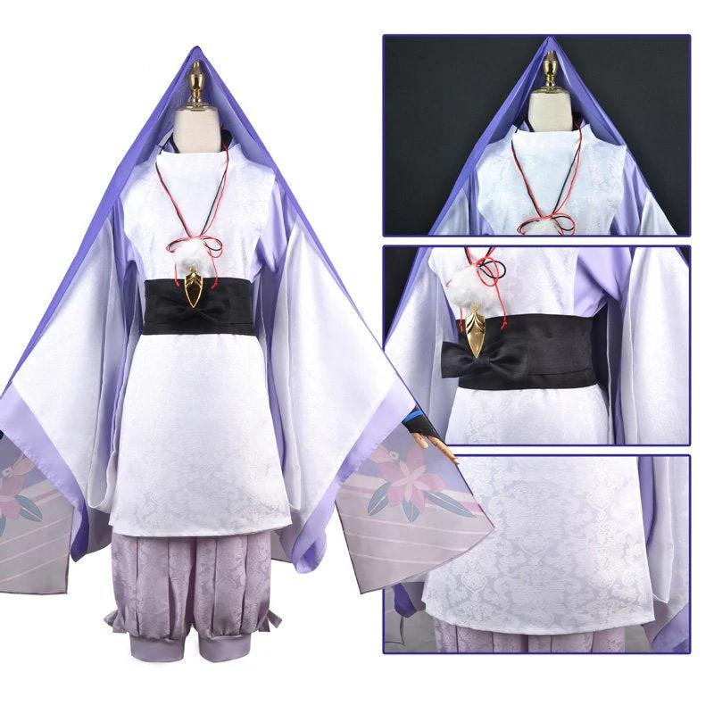 Scaramouche White and Purple Cosplay Genshin Impact - Image 2