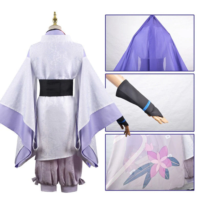 Scaramouche White and Purple Cosplay Genshin Impact - Image 3