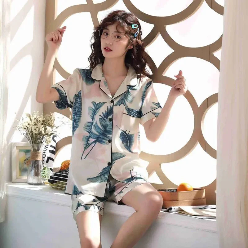 Silk Summer Pajamas - Image 4