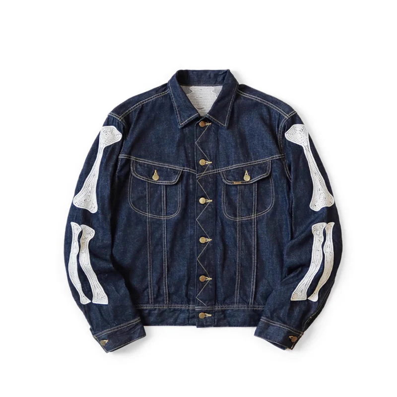 Skeleton Denim Jacket - Image 2