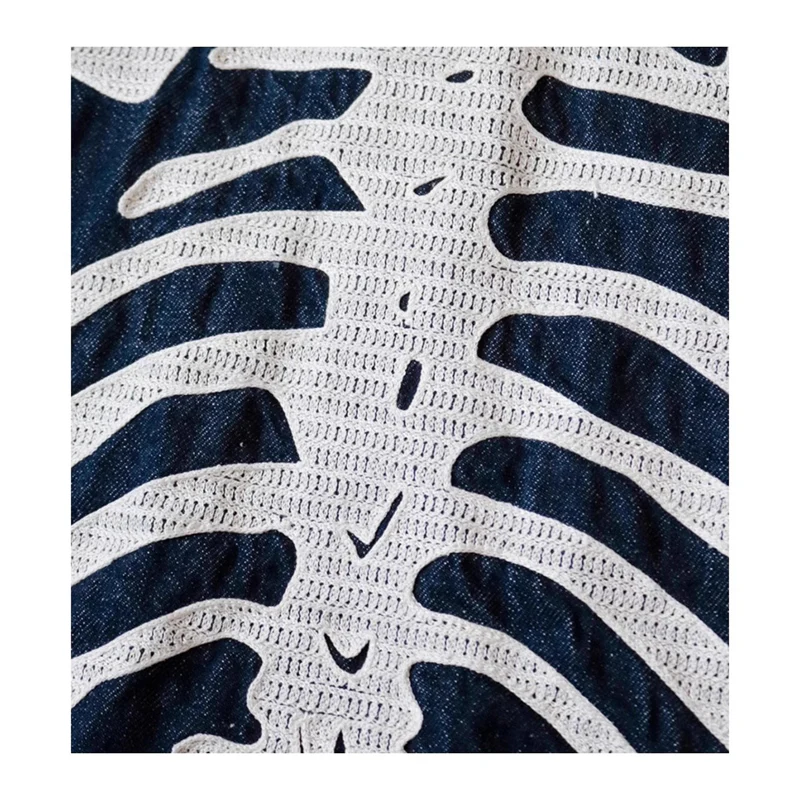 Skeleton Denim Jacket - Image 5