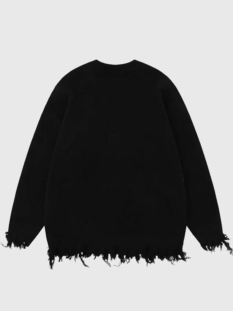 Spider Pattern Streetwear Sweater - Image 3