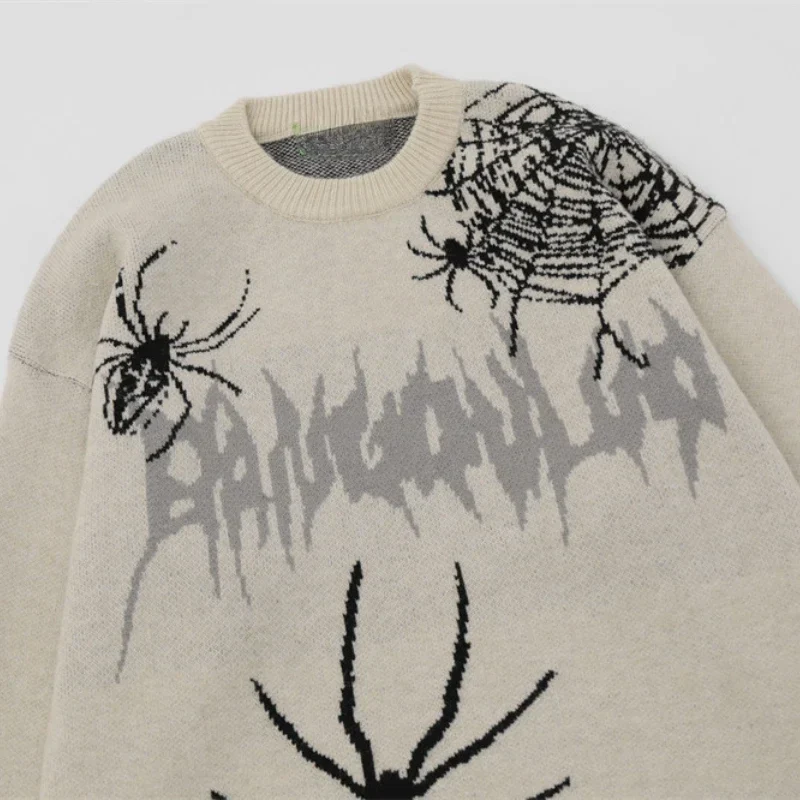 Spider Pattern Streetwear Sweater - Image 4
