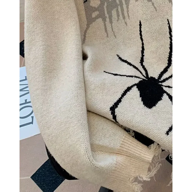 Spider Pattern Streetwear Sweater - Image 5