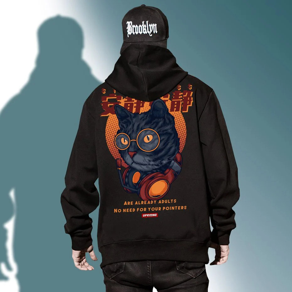 Streetwear Hoodie Japanese Script 'Aichi' - Image 3