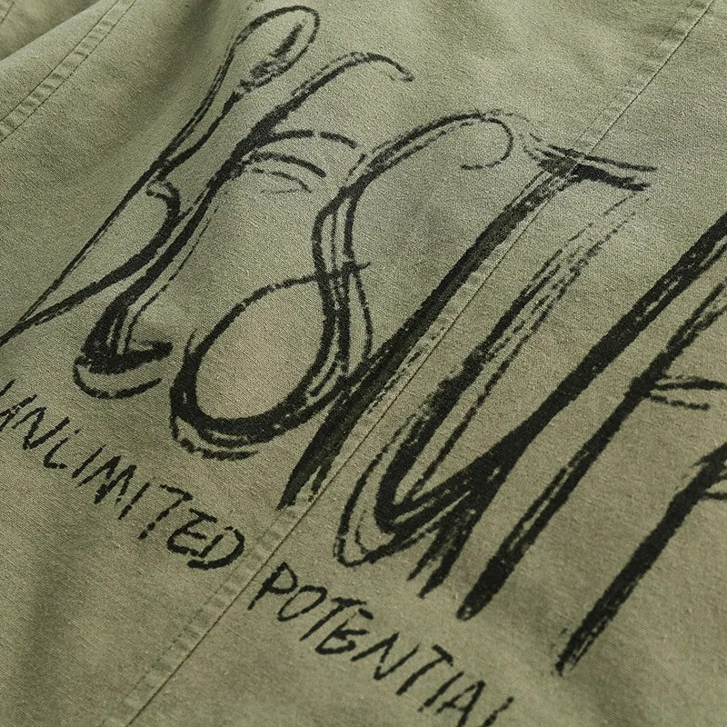 Streetwear Khaki Jacket - Image 3