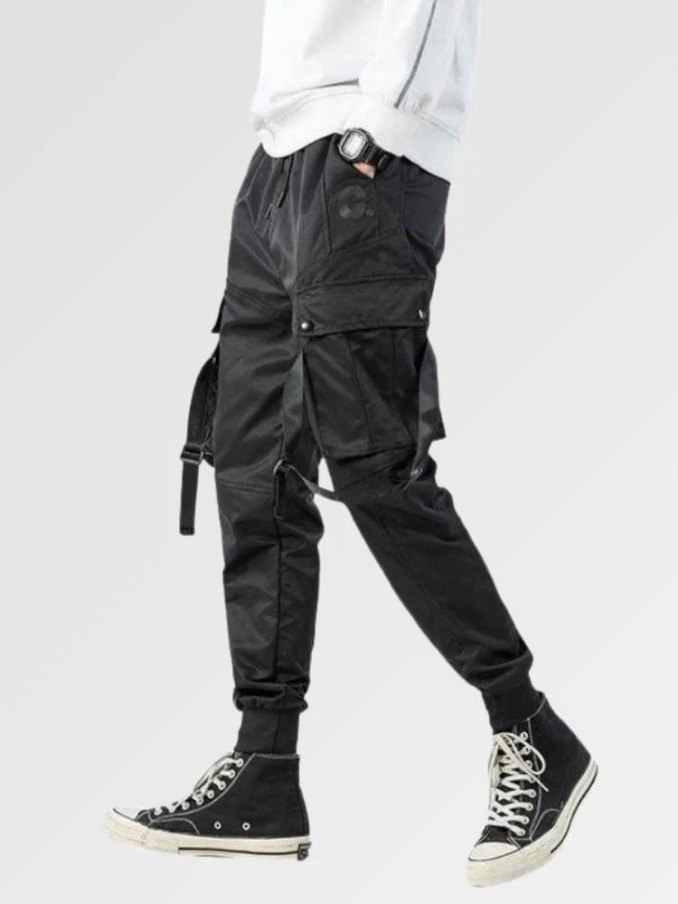 Streetwear Pants with Straps 'Omura' - Image 2