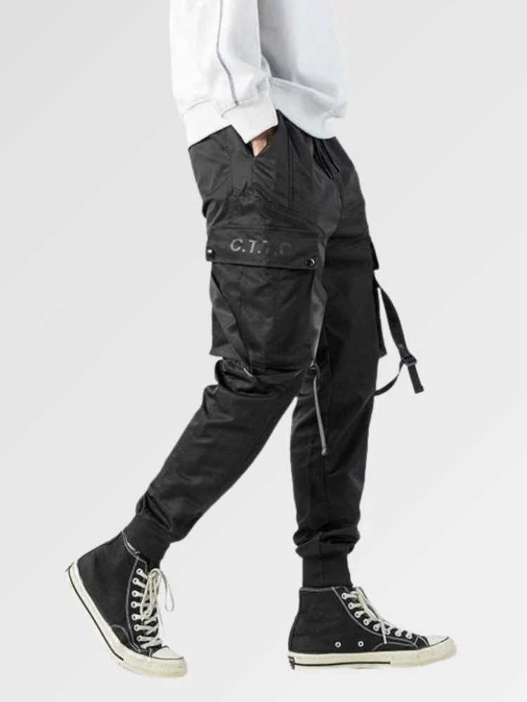 Streetwear Pants with Straps 'Omura' - Image 3