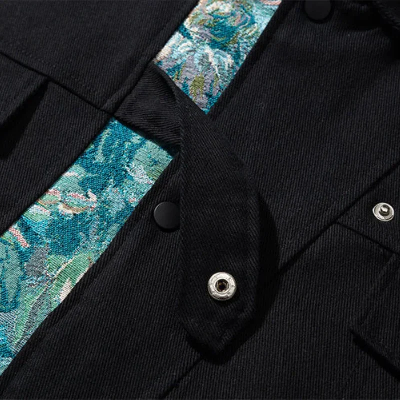 Streetwear Patchwork Jacket - Image 4