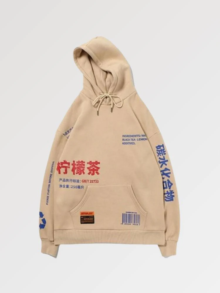 Sweatshirt with Japanese Script 'Nanika' - Image 3
