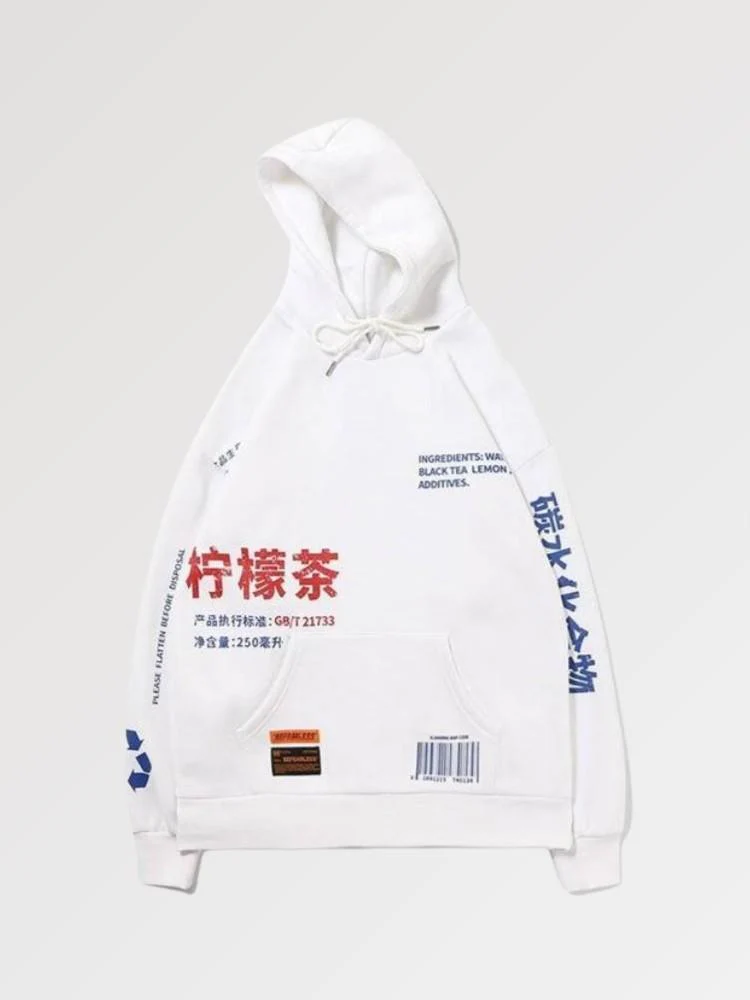 Sweatshirt with Japanese Script 'Nanika' - Image 4