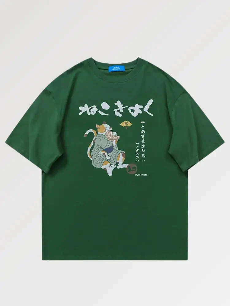 T-shirt Gourmet Cat 'Neko' - Image 2
