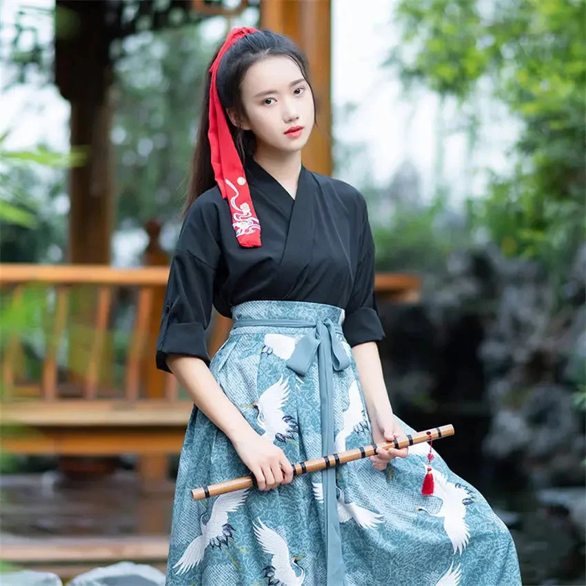 Traditional Dress 'Japanese Cranes' - Image 3