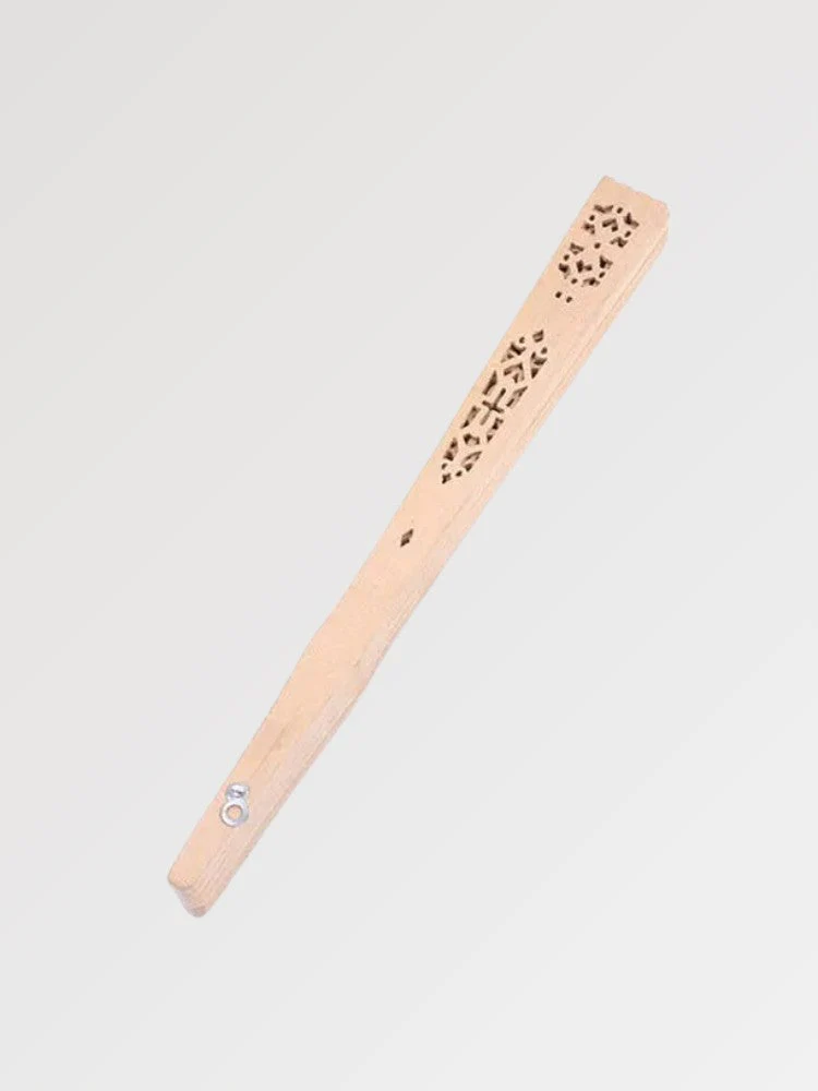 Traditional Japanese Bamboo Fan 'Wood' - Image 2