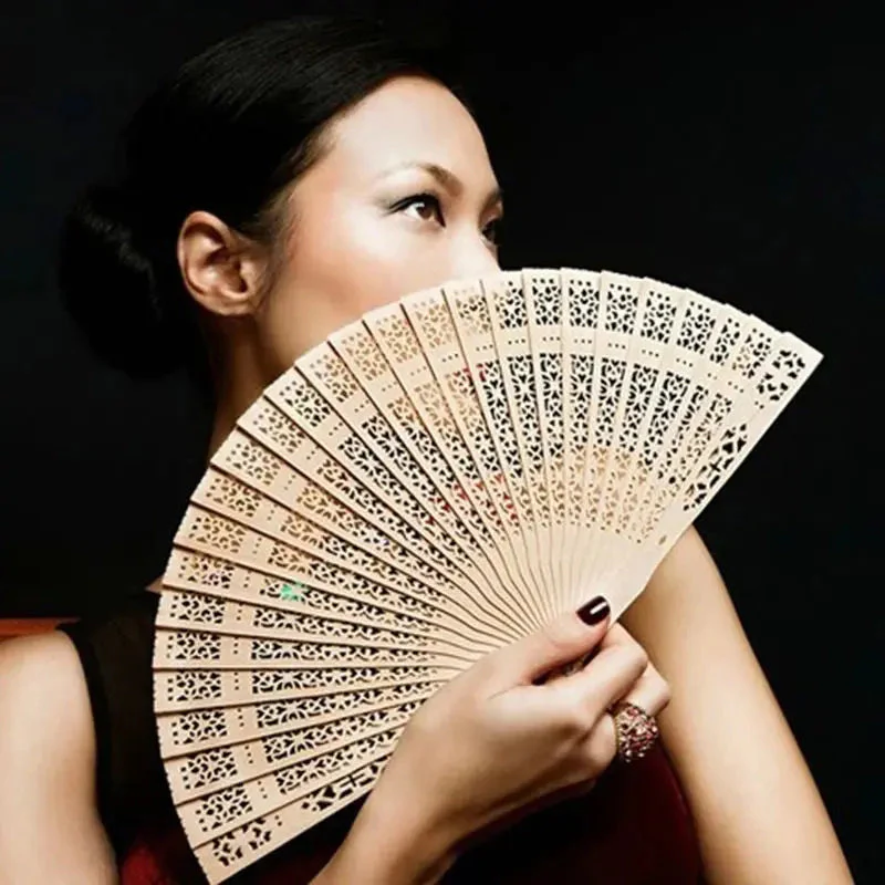 Traditional Japanese Bamboo Fan 'Wood' - Image 4