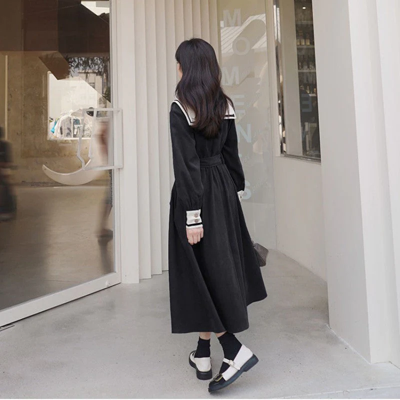 Traditional Japanese Black Dress 'Hangaku' - Image 5