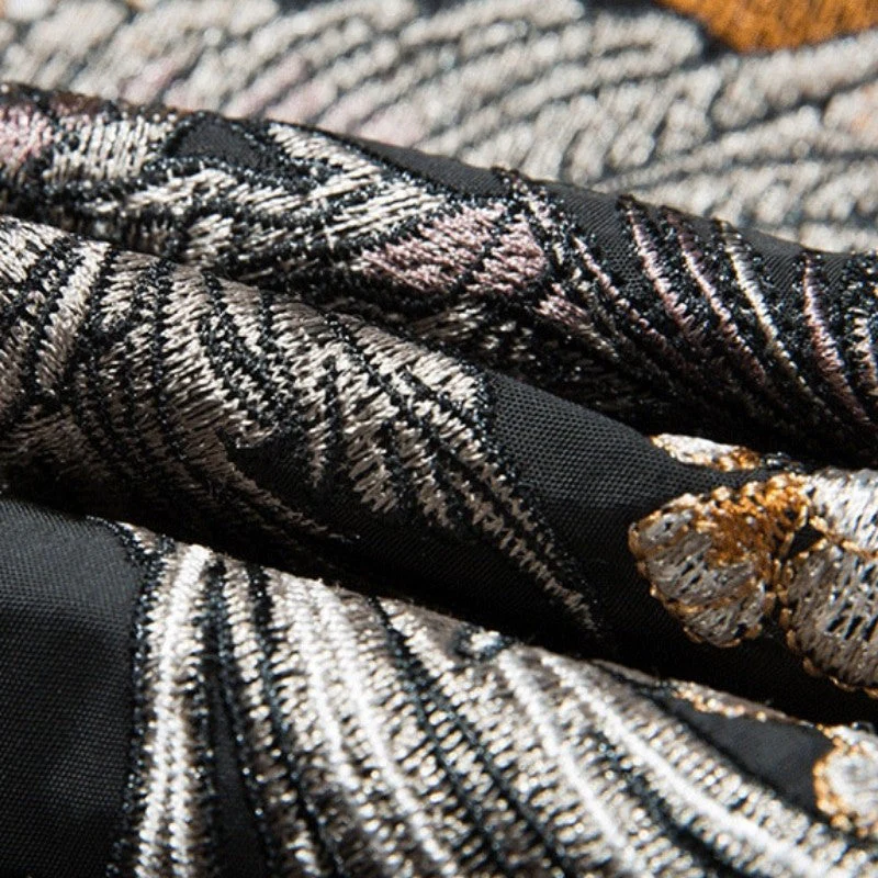 Traditional Japanese Embroidered Bomber 'Tottori' - Image 4