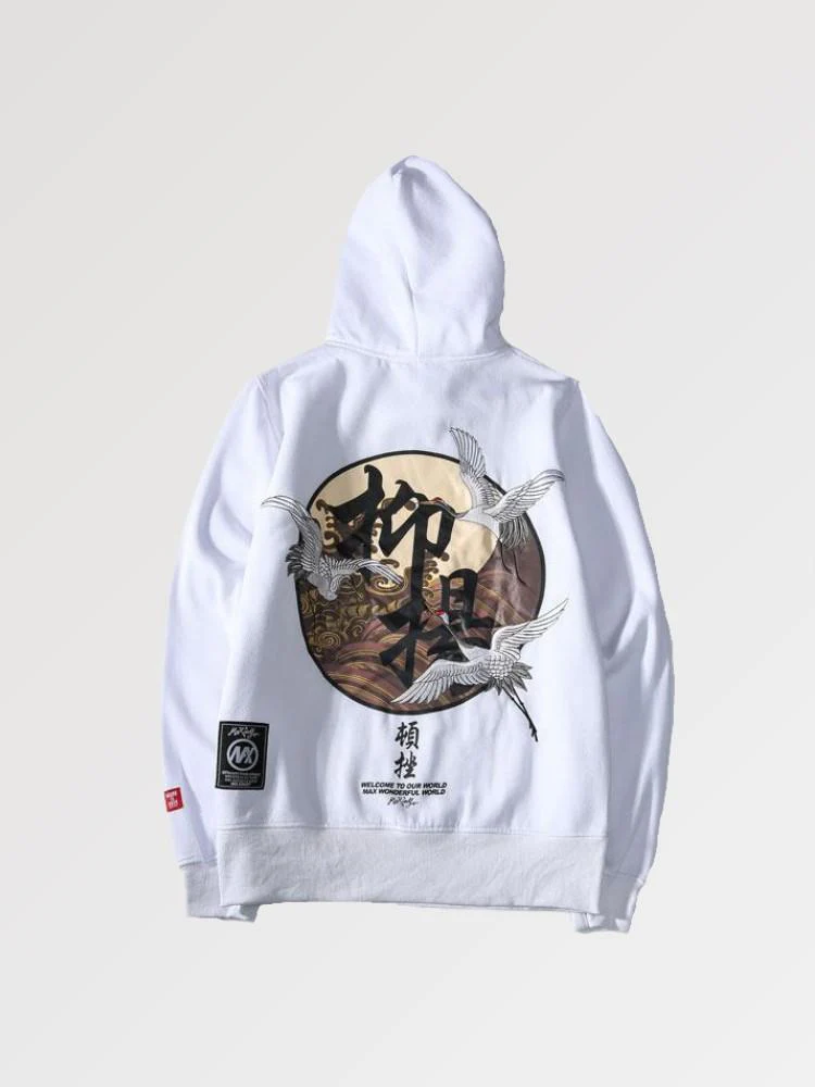 Traditional Japanese Hoodie 'Benri' - Image 2