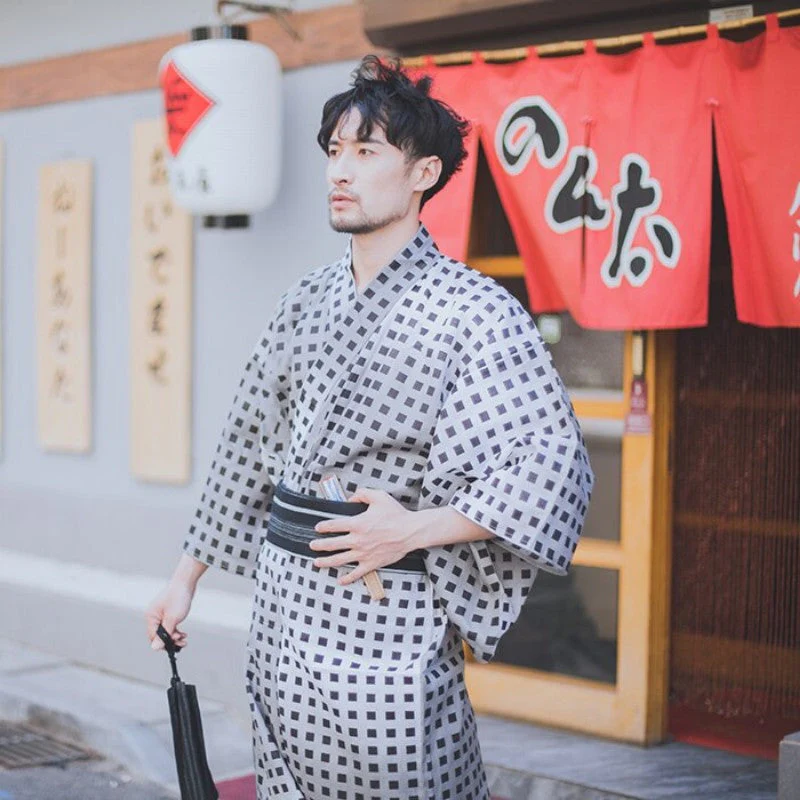 Traditional Japanese Mens Kimono 'Zao' - Image 2