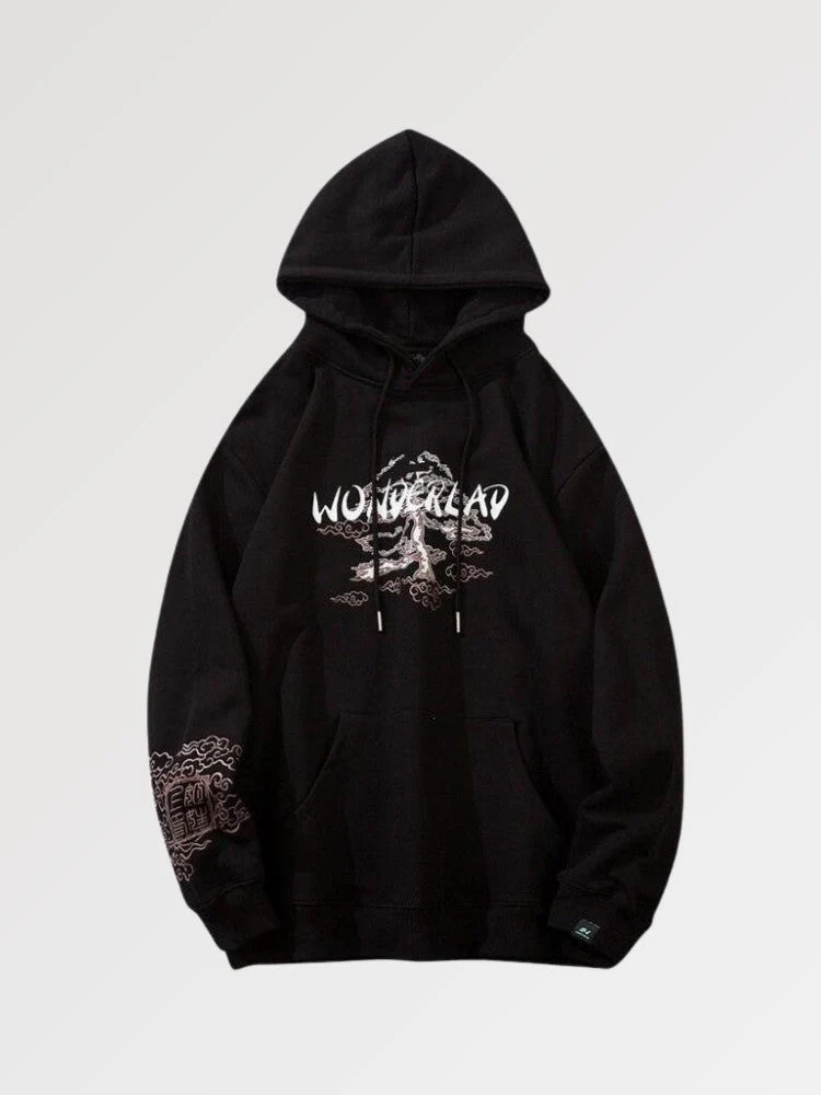 Traditional Japanese Pattern Hoodie 'Spring' - Image 3