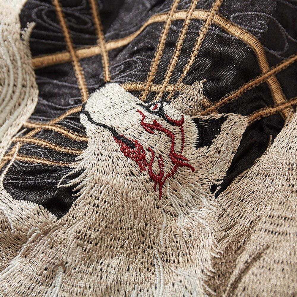 Traditional Japanese Sukajan Fox Design 'Kitsune' - Image 6