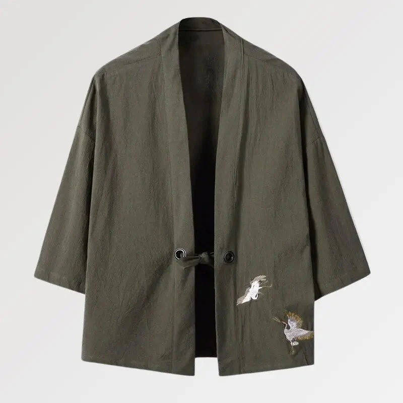 Traditional Mens Kimono Jacket 'Shirafu' - Image 2