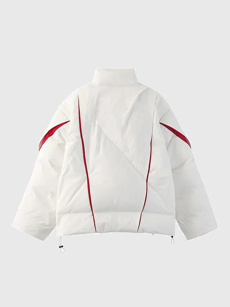 Trendy Streetwear Puffer Jacket - Image 3
