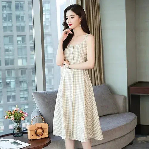 Vintage Check Dress 'Tairu' - Image 2