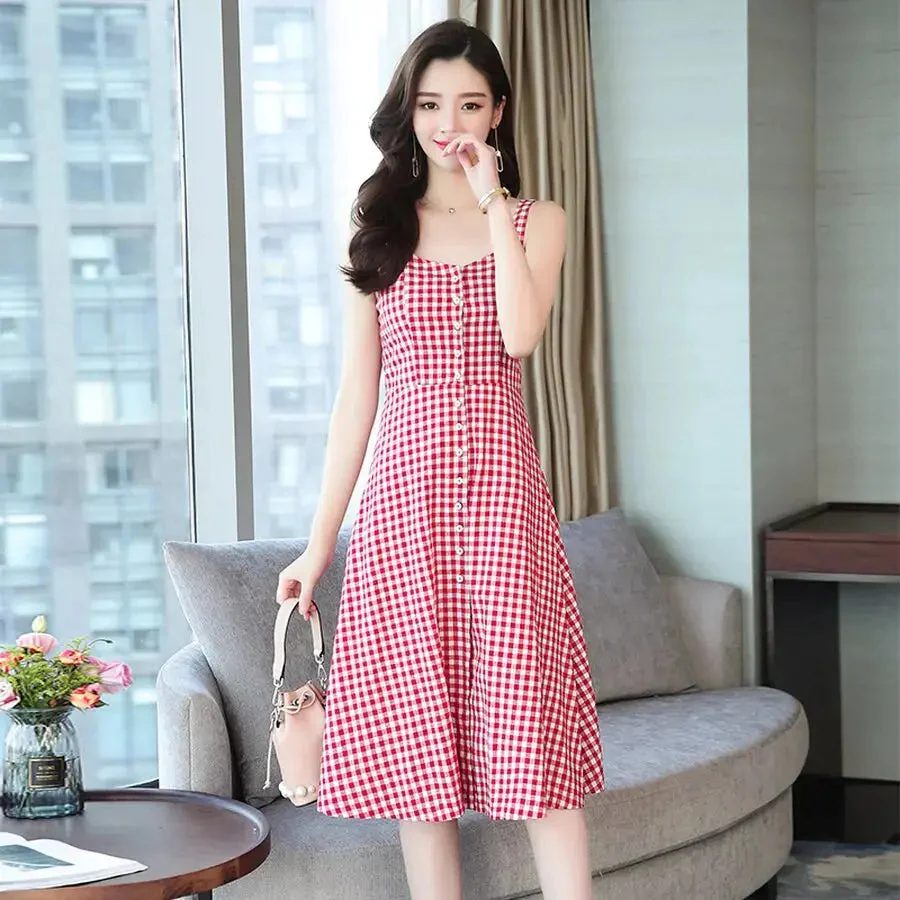 Vintage Check Dress 'Tairu' - Image 3