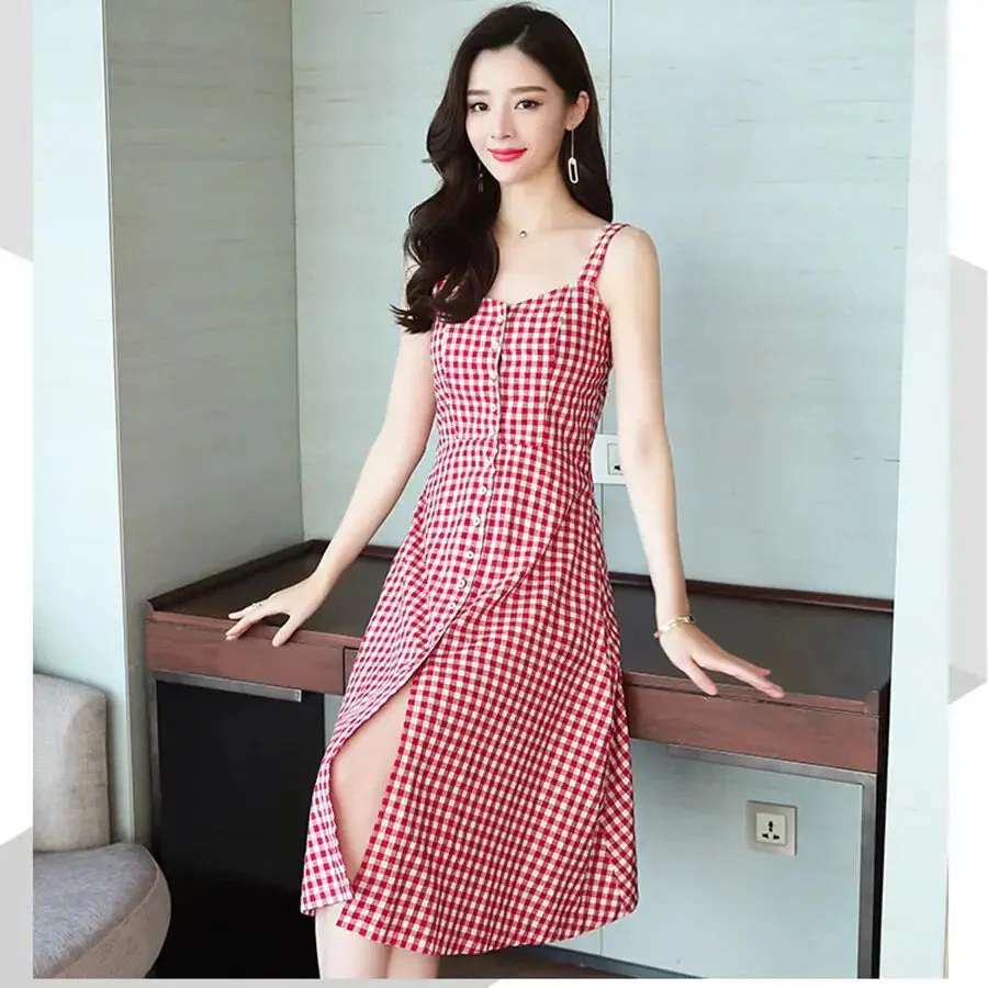 Vintage Check Dress 'Tairu' - Image 4