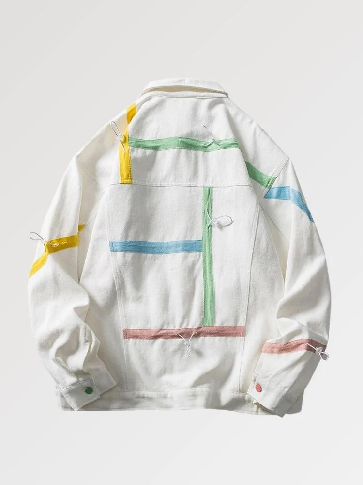 White Denim Jacket 'Hisamoto' - Image 2