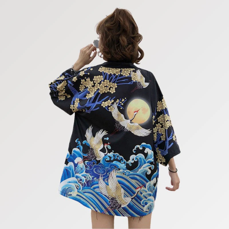 Women's Japanese Kimono Jacket 'Satsunan' - Image 2