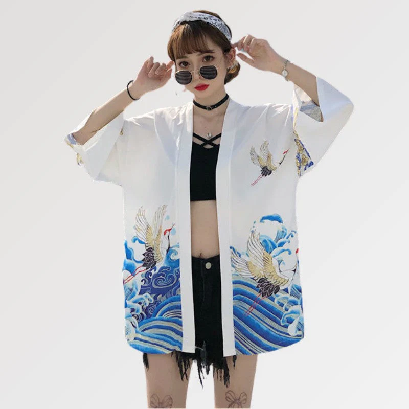 Women's Japanese Kimono Jacket 'Satsunan' - Image 3