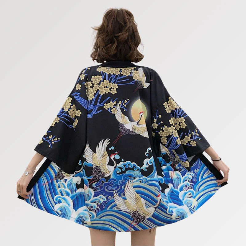 Women's Japanese Kimono Jacket 'Satsunan' - Image 6